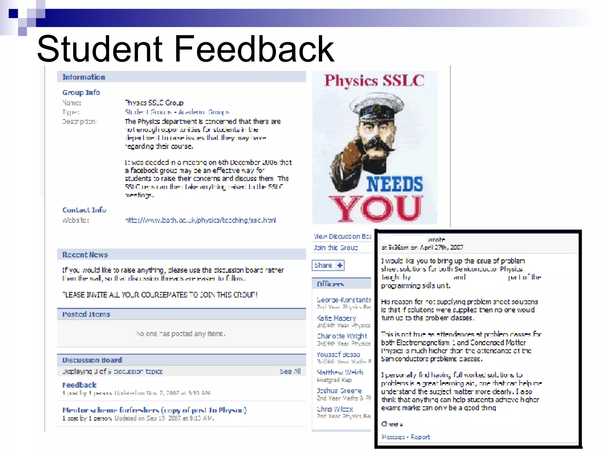 Student Feedback 
