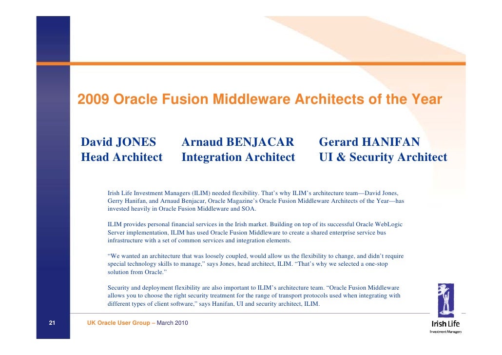 oracle fusion middleware security march