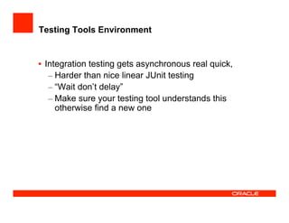 How the JDeveloper team test JDeveloper at UKOUG'08