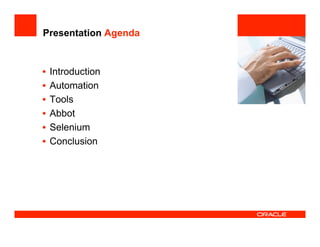 How the JDeveloper team test JDeveloper at UKOUG'08