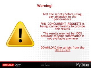 Concurrent Processing Performance Analysis for Apps DBAs | PPTX