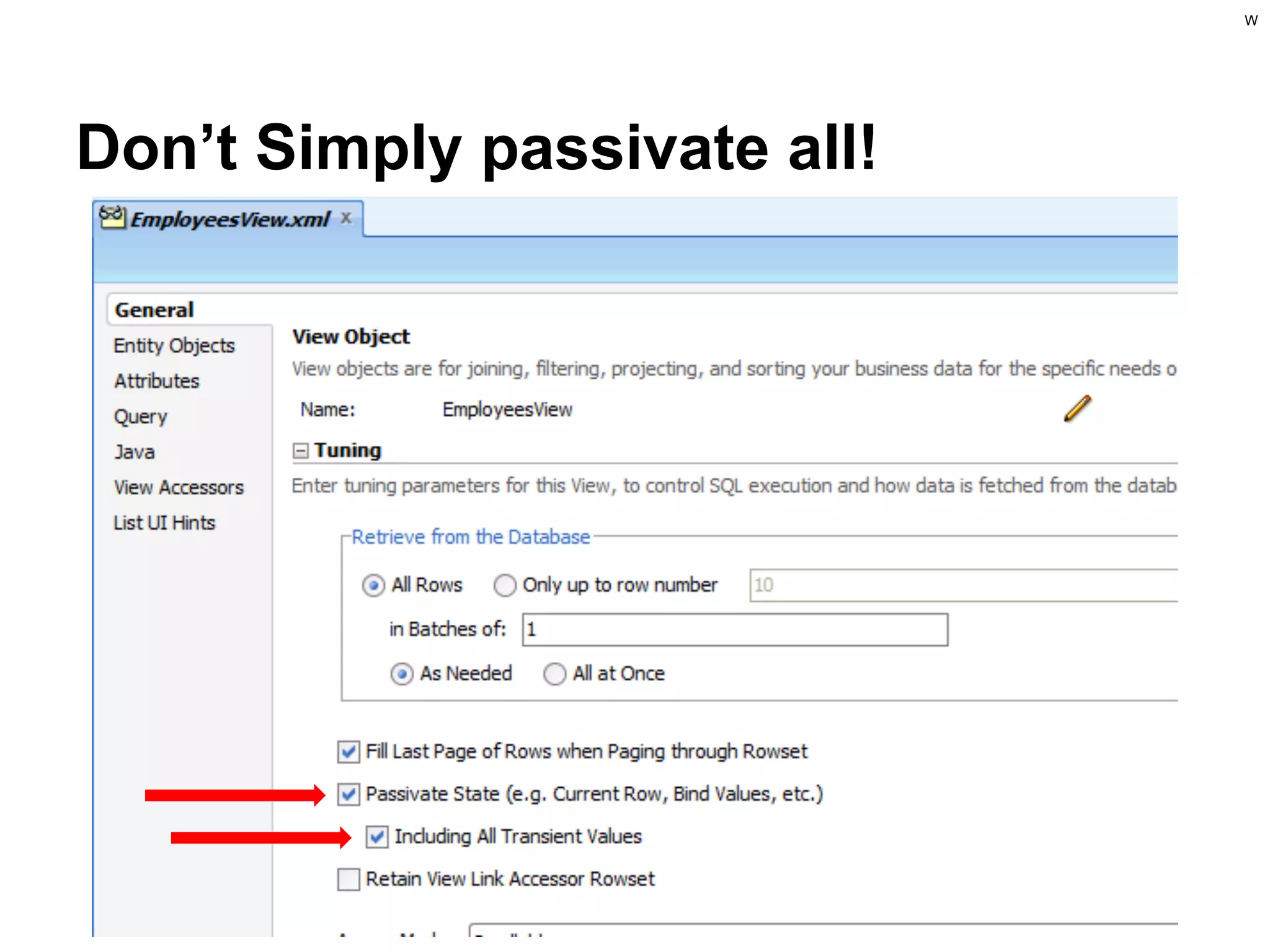 W

Don’t Simply passivate all!

 