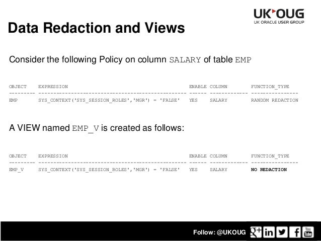 oracle data redaction example oracle data redaction example