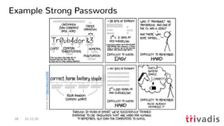 Example Strong Passwords
01.12.20 UKOUG - Oracle passwords, but secure!38
Source:xkcdhttps://xkcd.com/936
 