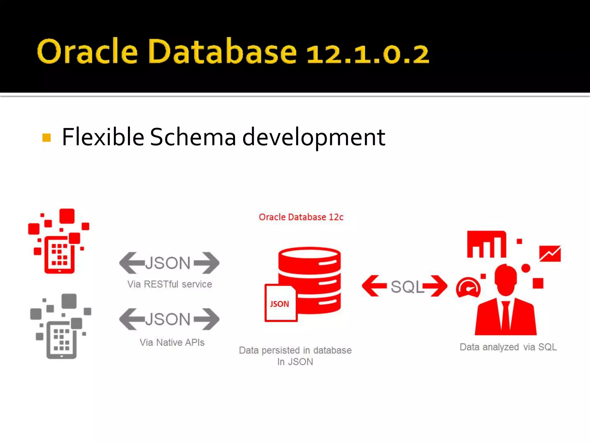  Flexible Schema development
 