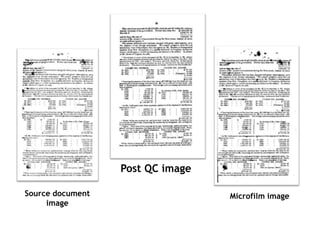 Post QC imageSource document imageMicrofilm image