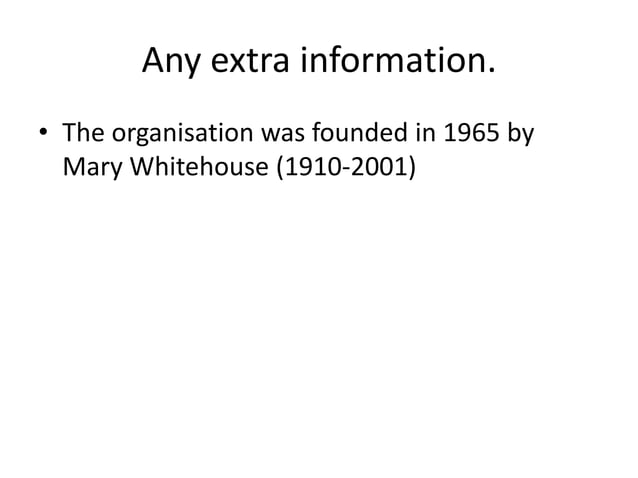 Uk pressure group media watch uk | PPT