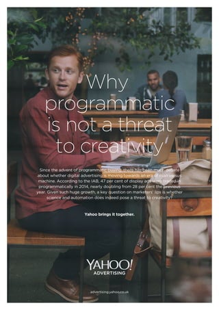 Why programmatic is not a threat to creativity
