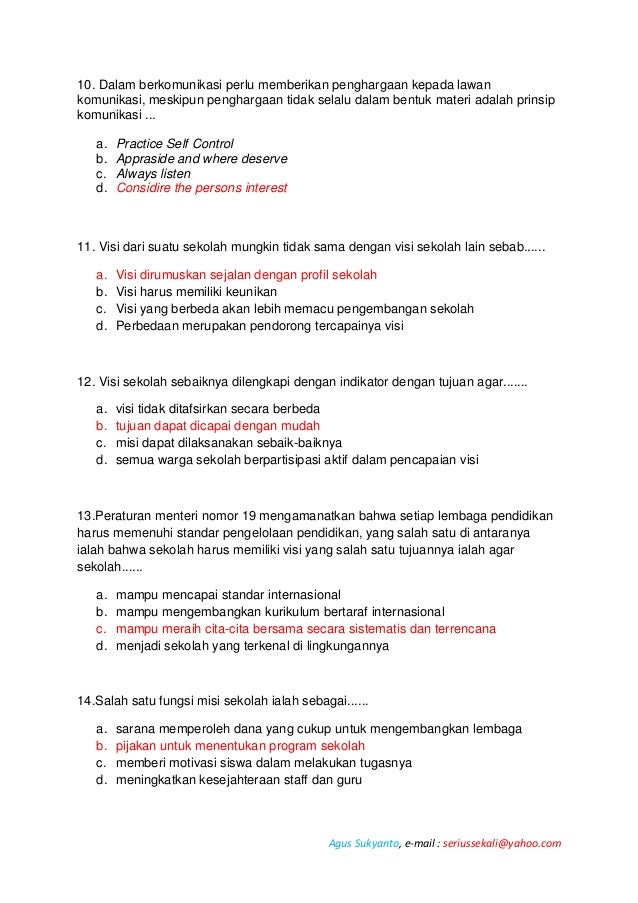 Ukps Soal Dan Kunci Jawaban