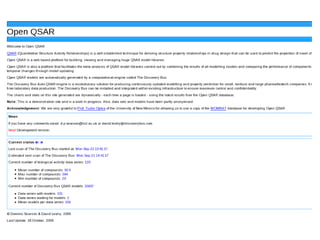 Model Assessment & Selection Validity Statistical tests 