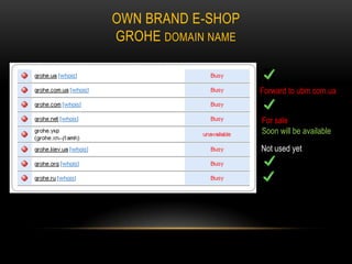 OWN BRAND E-SHOP
GROHE DOMAIN NAME

Forward to ubm.com.ua

For sale
Soon will be available
Not used yet

 