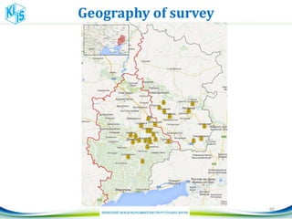 Geography of survey
60
 