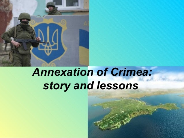 Crimea annexation Lessons 2014