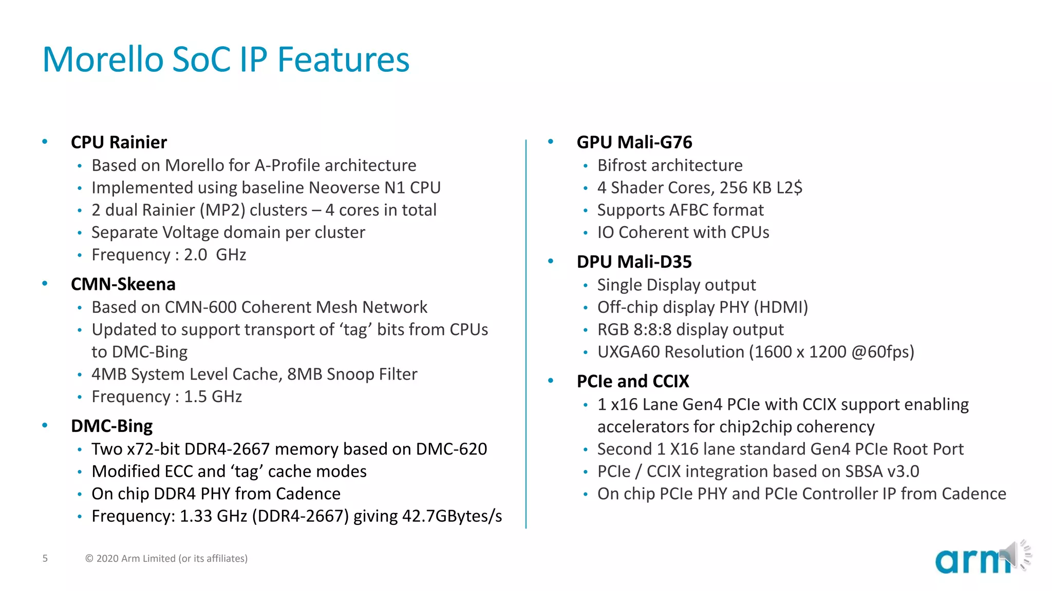 Morello Technology Demonstrator Hardware Overview - Mark Inskip, Arm | PPT