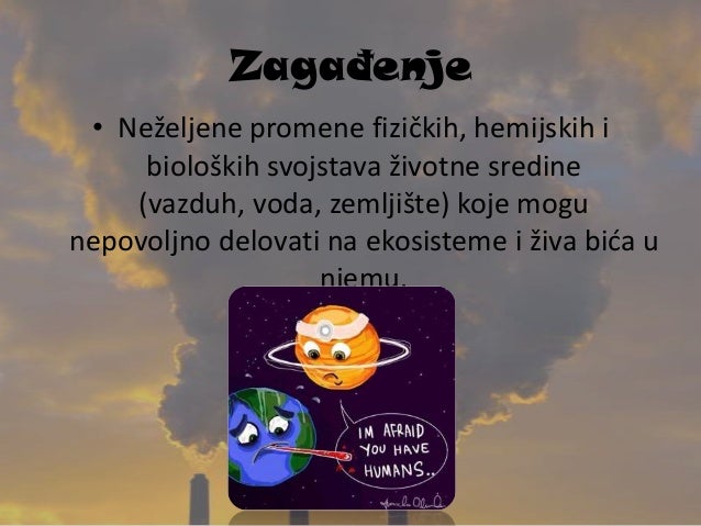 Zagađivanje i posledice zagađivanja