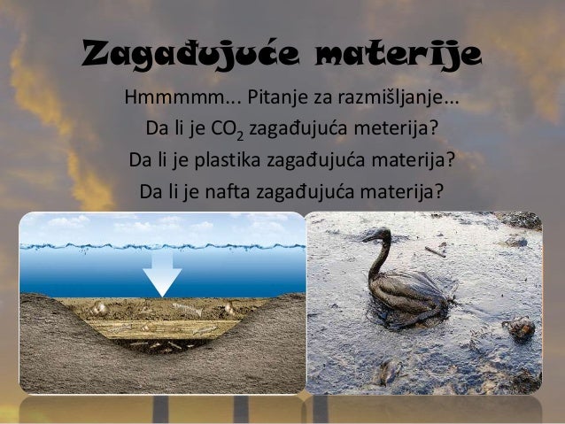 Zagađivanje i posledice zagađivanja