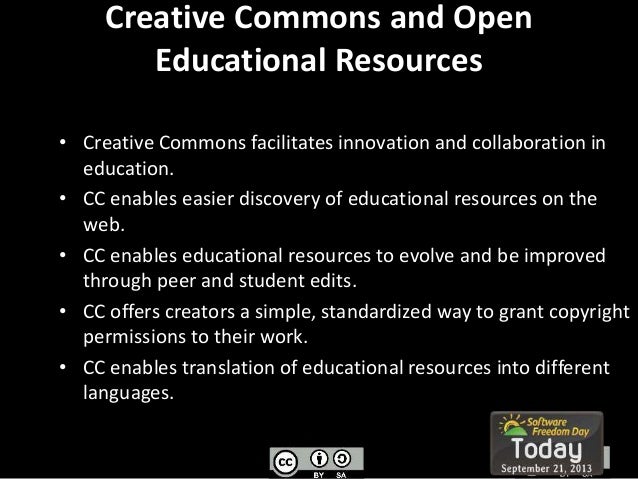 Creative commons and science education for audax computer science week