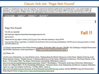 reference to the Web is to an e-journal that is still current
 