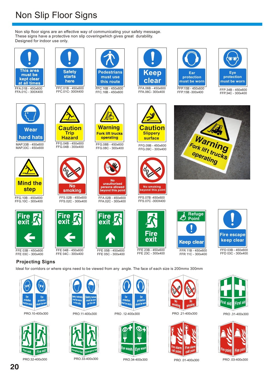 UK Safety Sign Brochure