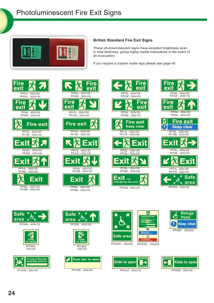 UK Safety Sign Brochure