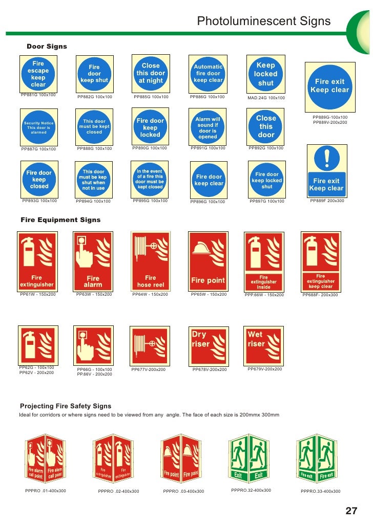 UK Safety Sign Brochure