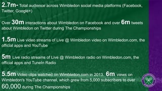 Wimbledon 2013 - Digital Sport London