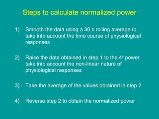 UK Sport talk on quantifying training load | PPT