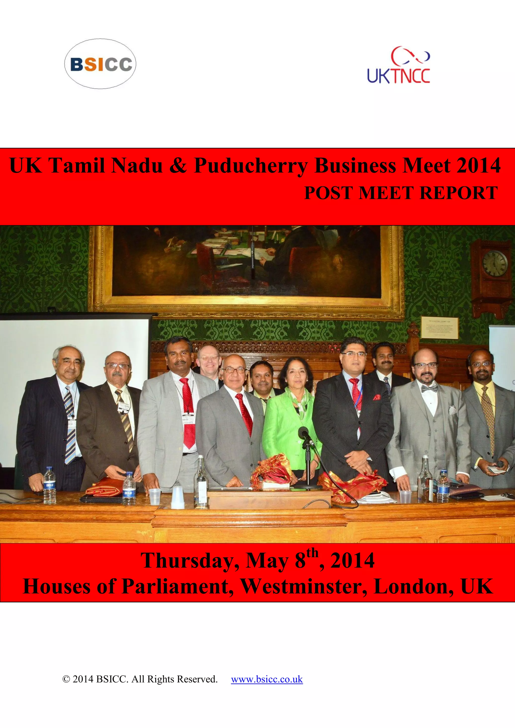 UK Tamil nadu and Puducherry business meet PDF