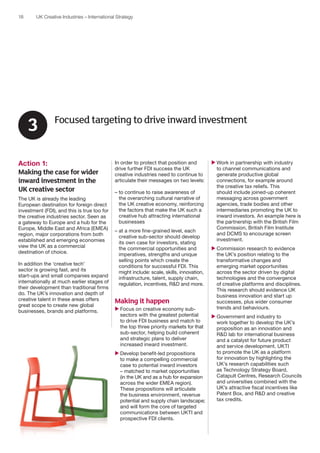 UK Creative Industries – International Strategy | PDF