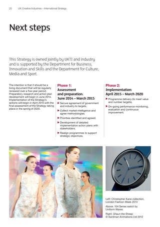UK Creative Industries – International Strategy | PDF