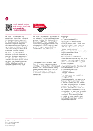 UK Creative Industries – International Strategy | PDF