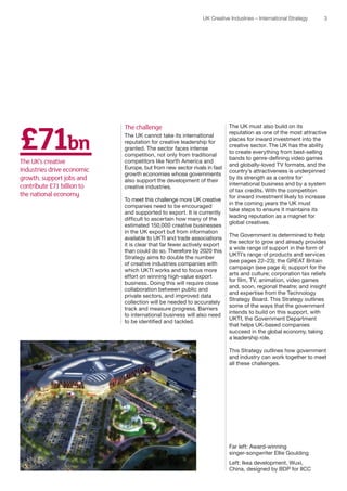 UK Creative Industries – International Strategy | PDF