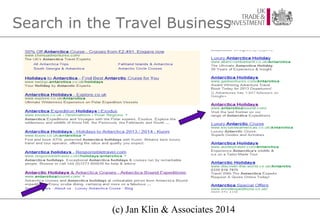 Search in the Travel Business

(c) Jan Klin & Associates 2014

 