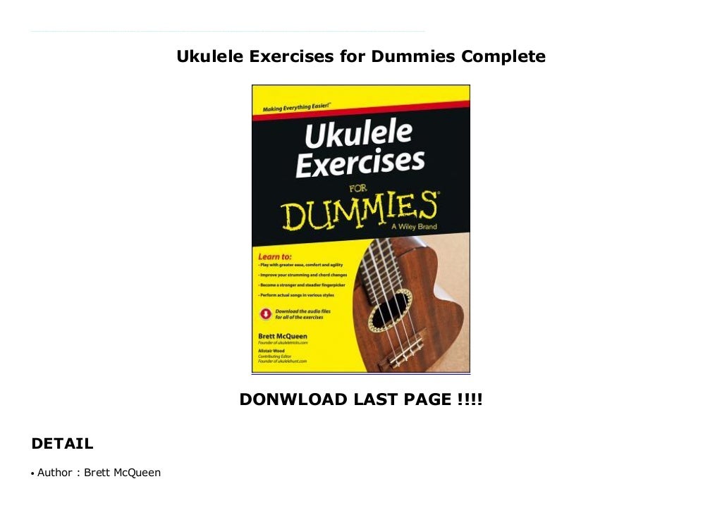 Ukulele Exercises for Dummies Complete