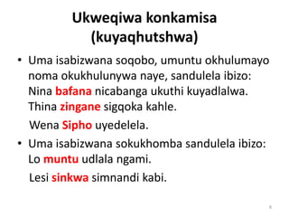 Ukulumbana konkamisa 2 | PPTX