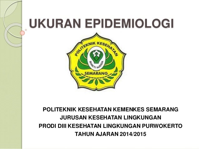 Ukuran epidemiologi