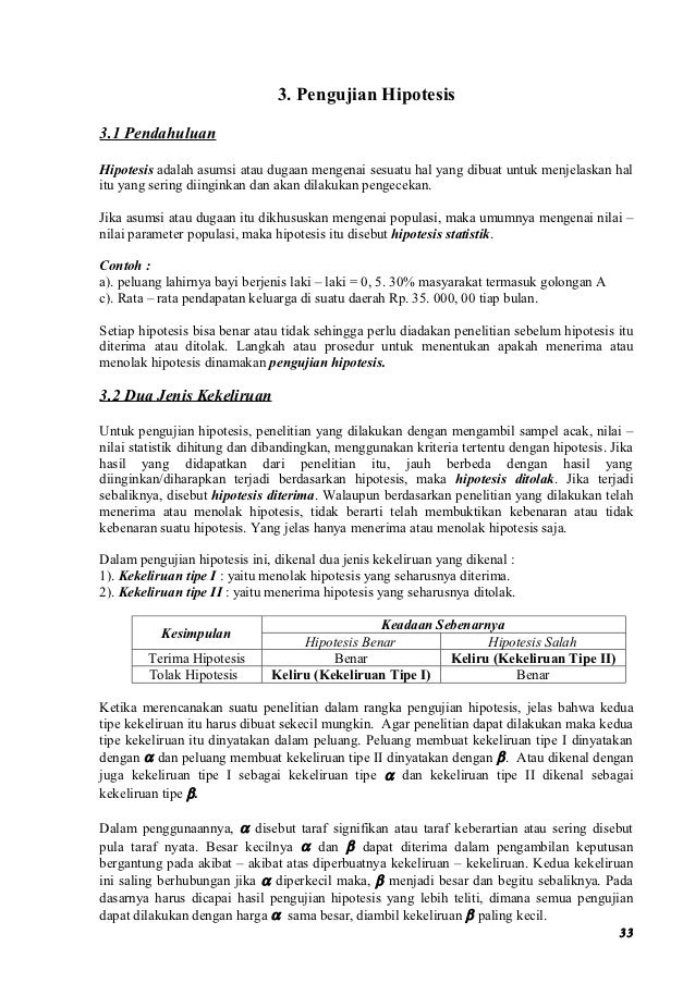 Contoh Soal Dan Jawaban Pengujian Hipotesis Ragam Populasi Contoh Soal Dan Jawaban Pengujian Hipotesis Ragam Populasi