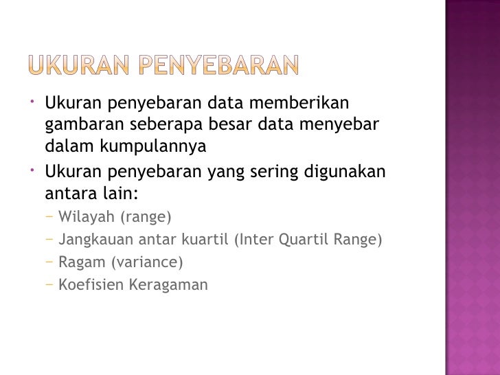 Ukuran pemusatan data
