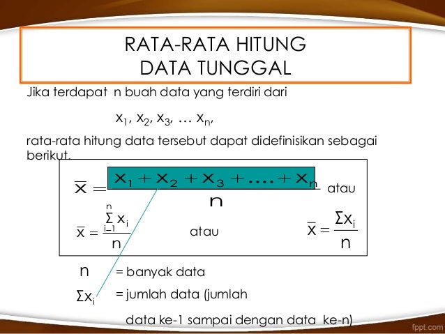 Ukuran pemusatan data