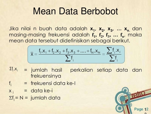 Ukuran pemusatan data