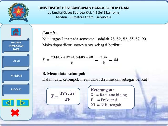 Ukuran pemusatan data statistik