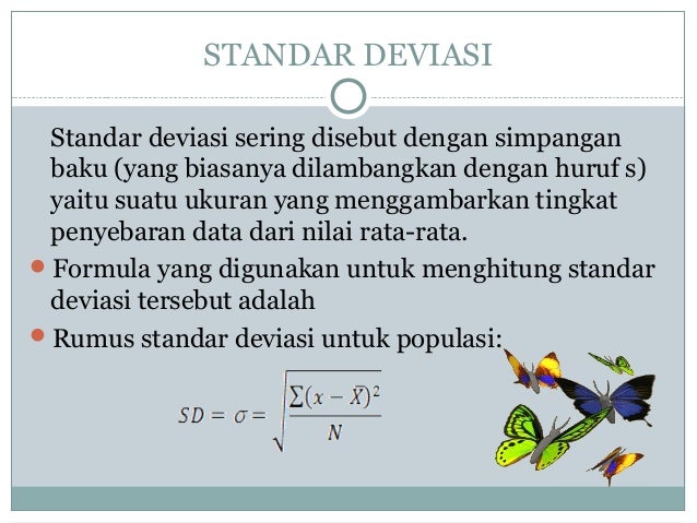 Ukuran penyebaran statistik