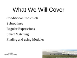 Creating and running a Perl program 