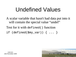 Less Typical Uses of Perl Human Genome Project 