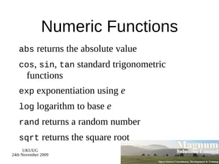 More usually  use warnings 