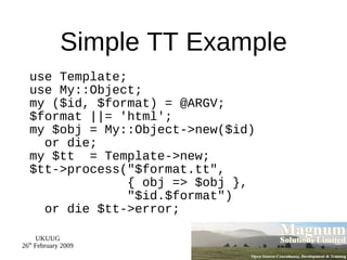 "The DateTime family of modules present a unified way to handle dates and times in Perl" 
