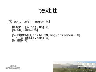 Dozens of modules that work together in a consistent fashion 