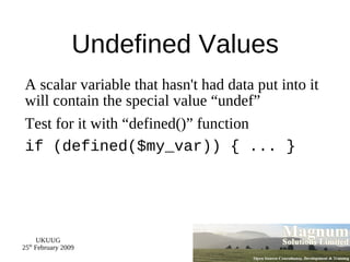 Typical uses of Perl Text processing 