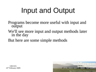 Creating and Running a Perl Program 