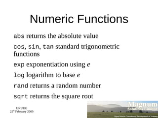 Or on shebang line #!/usr/bin/perl -w 